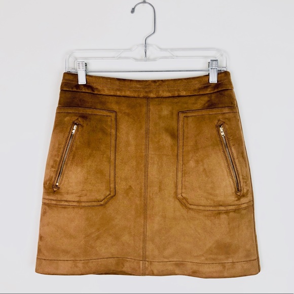 LOFT Dresses & Skirts - NWT LOFT Faux Suede Skirt A36